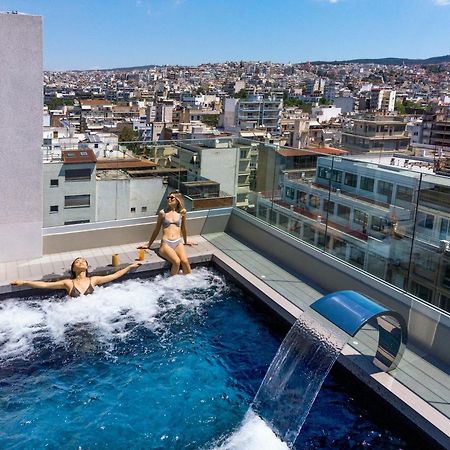 Onoma Hotel Thessaloniki Exterior photo Rooftop pool at the Hilton Athens