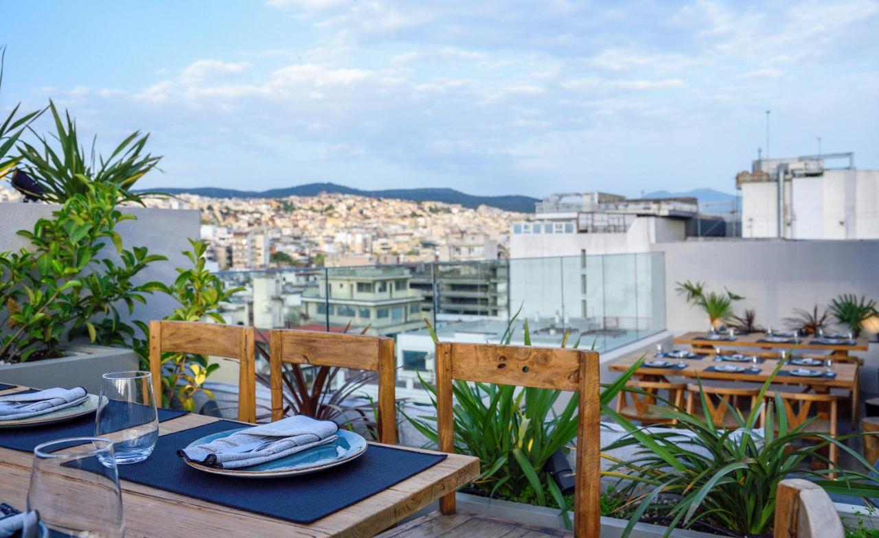 Onoma Hotel Thessaloniki Exterior photo Rooftop restaurant