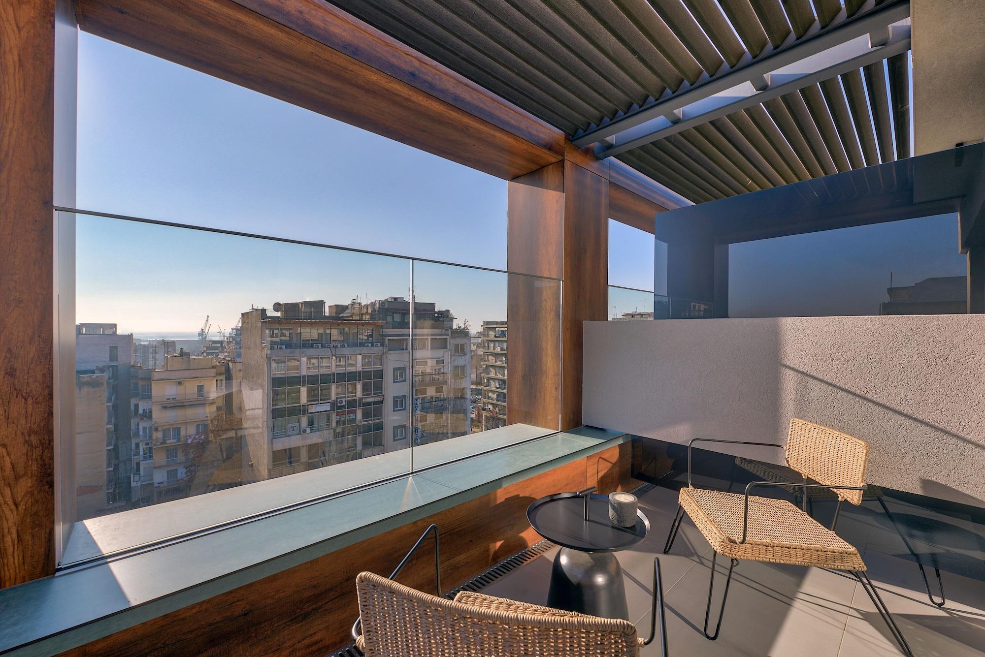 Onoma Hotel Thessaloniki Exterior photo The Sky Bar