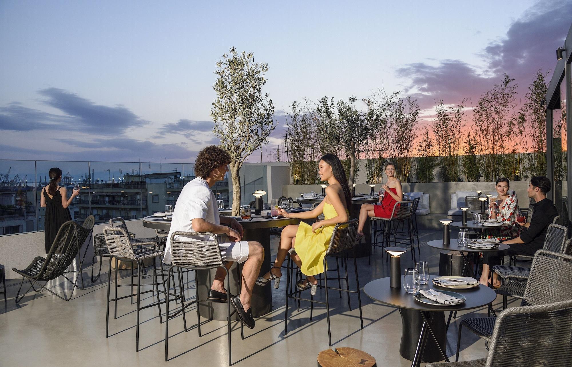 Onoma Hotel Thessaloniki Exterior photo The Sky Bar