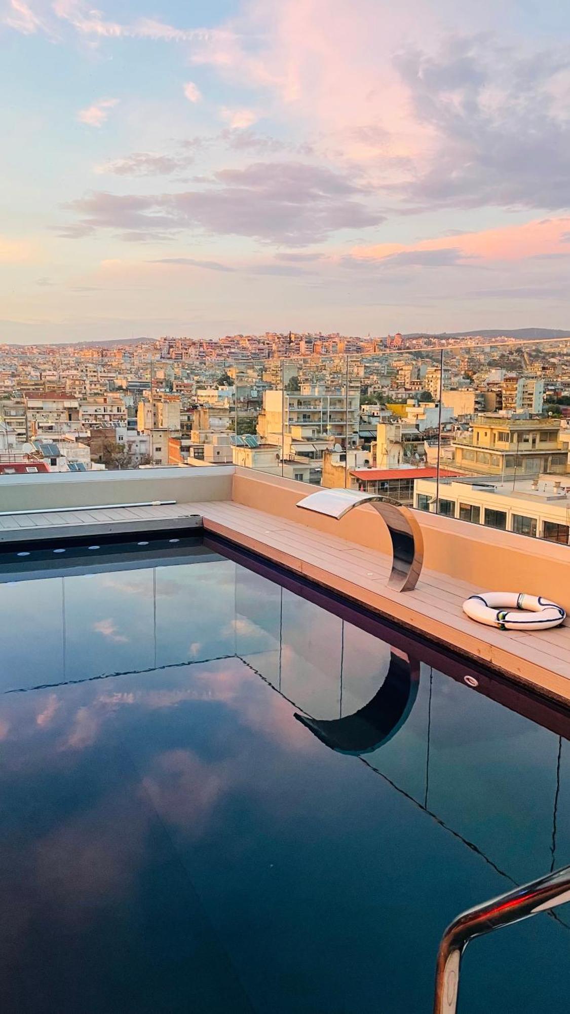Onoma Hotel Thessaloniki Exterior photo View from the rooftop